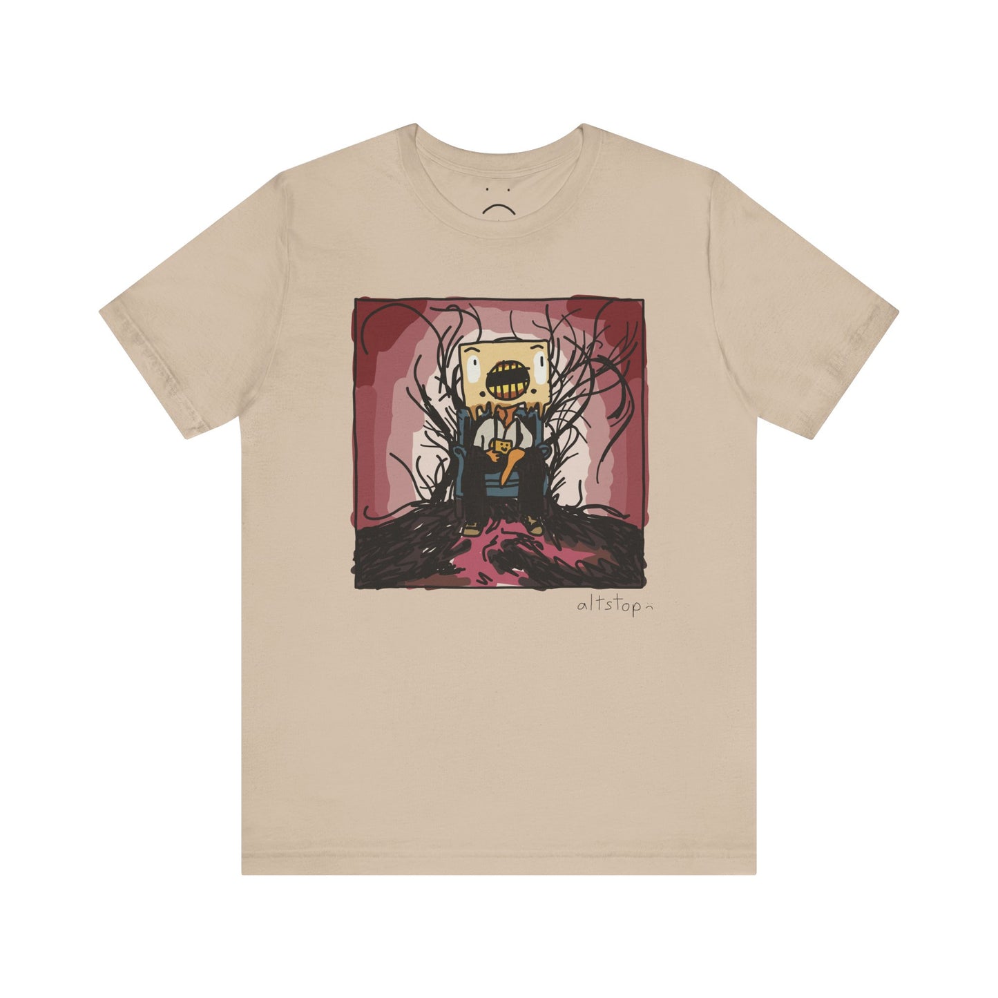 melting rectangle head deluxe tee