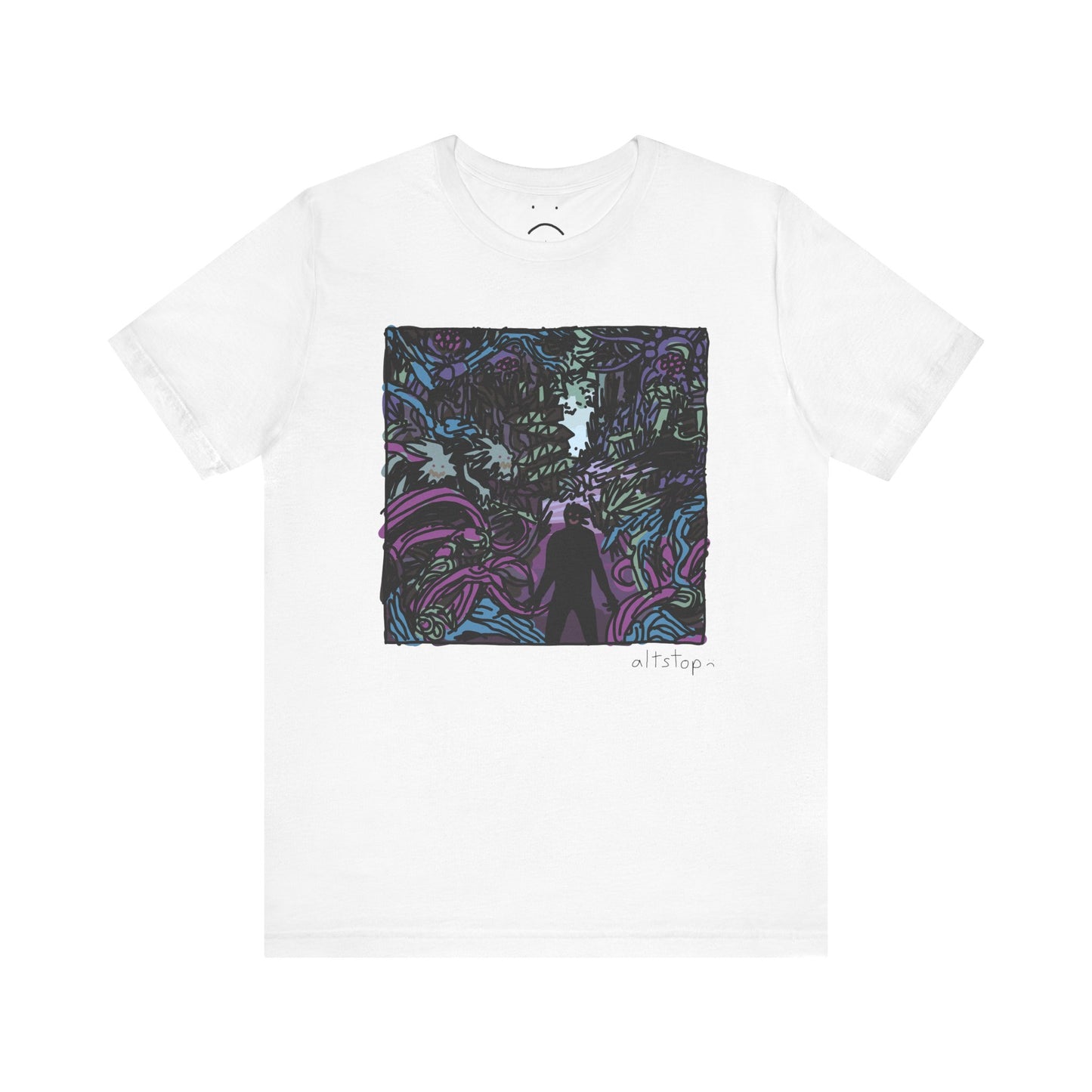 spooky forest deluxe tee