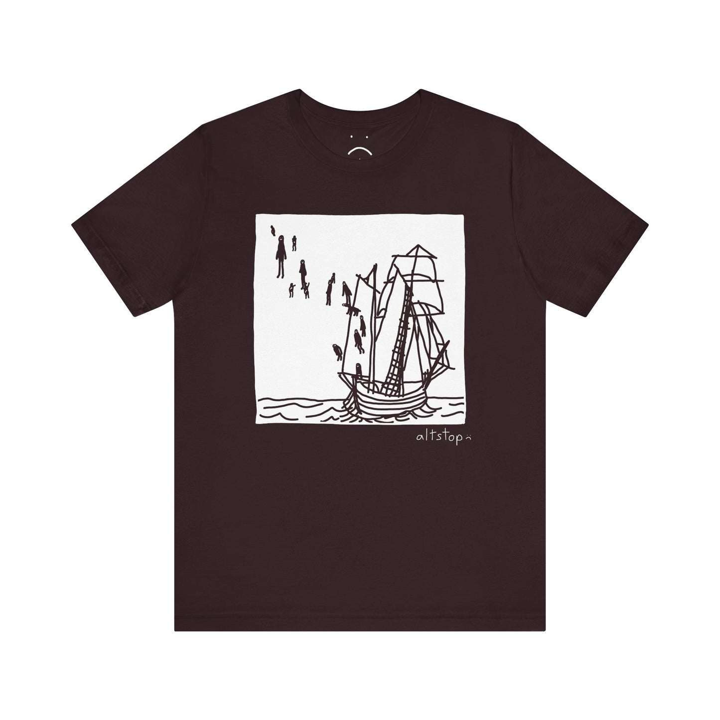 boats and floating people tee