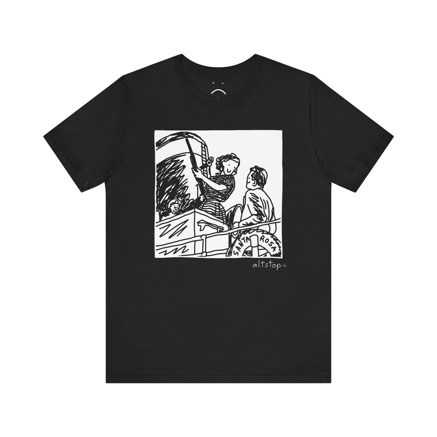 sailor woman with a gun tee