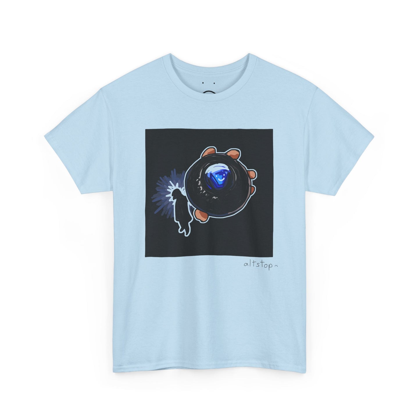 happy magic 8 ball deluxe tee