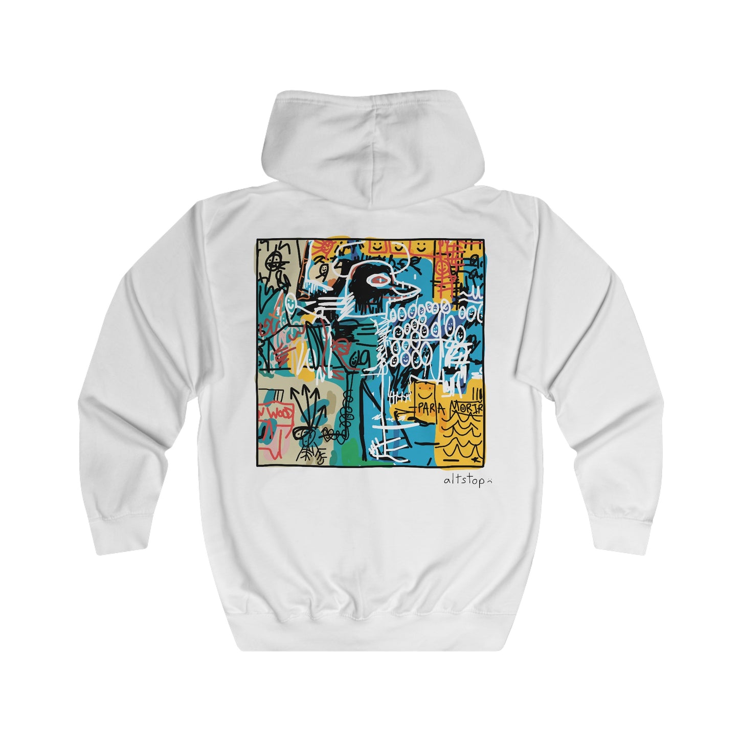 the new not normal birdsquiat zip hoodie