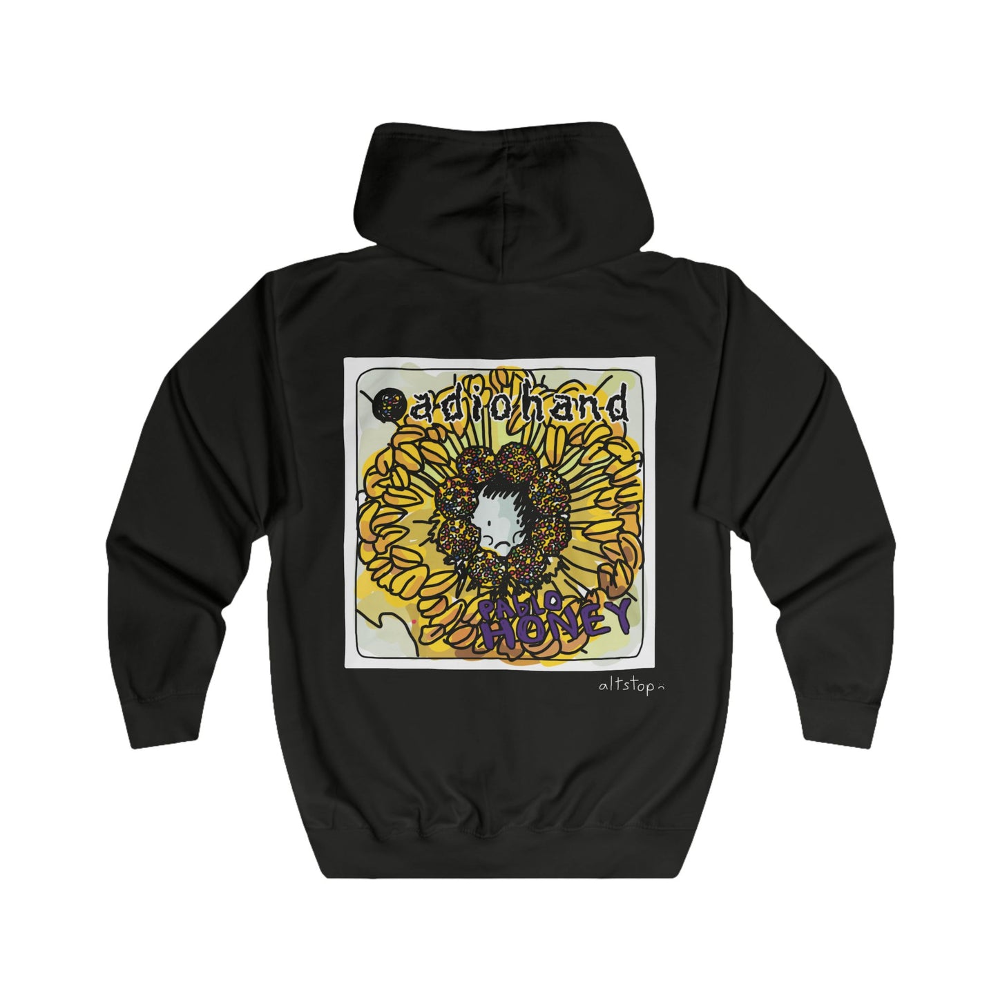 candy flower baby deluxe zip hoodie