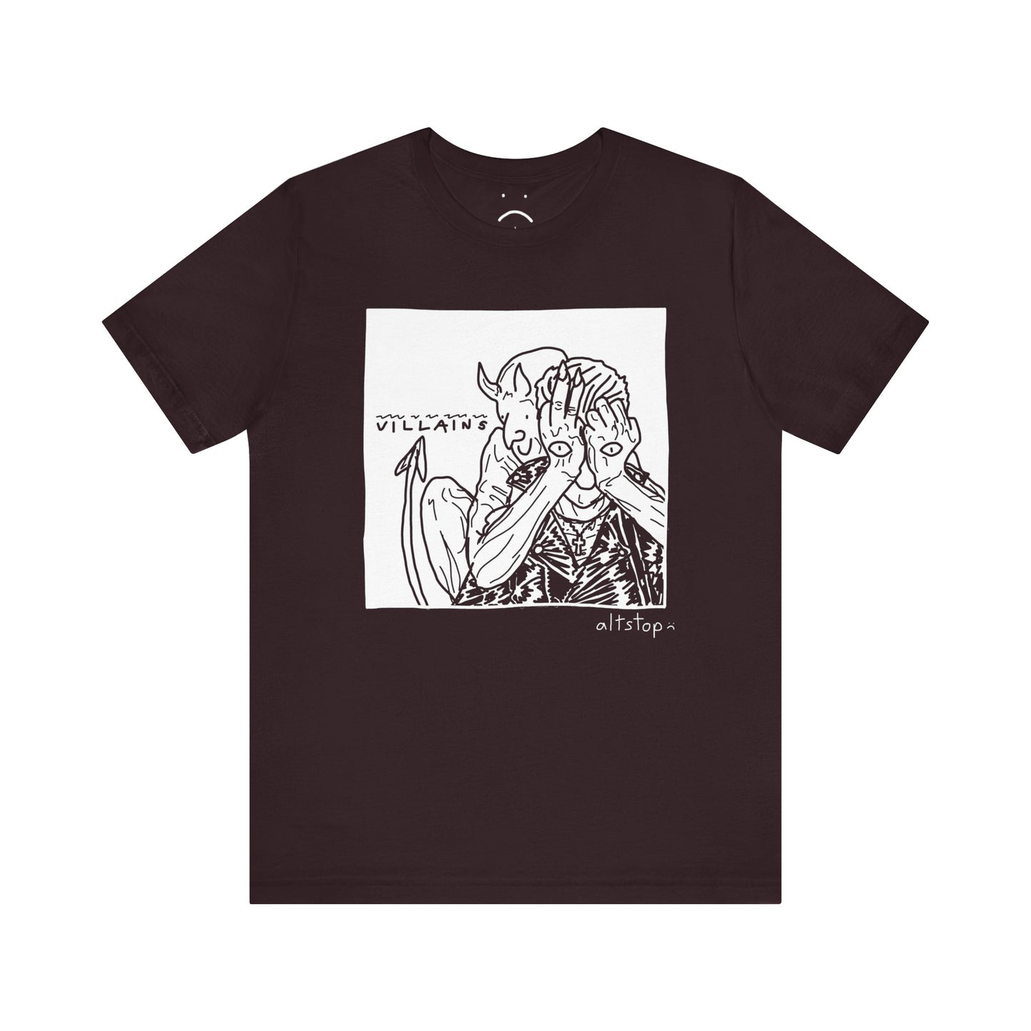 devil with eyeball hands tee