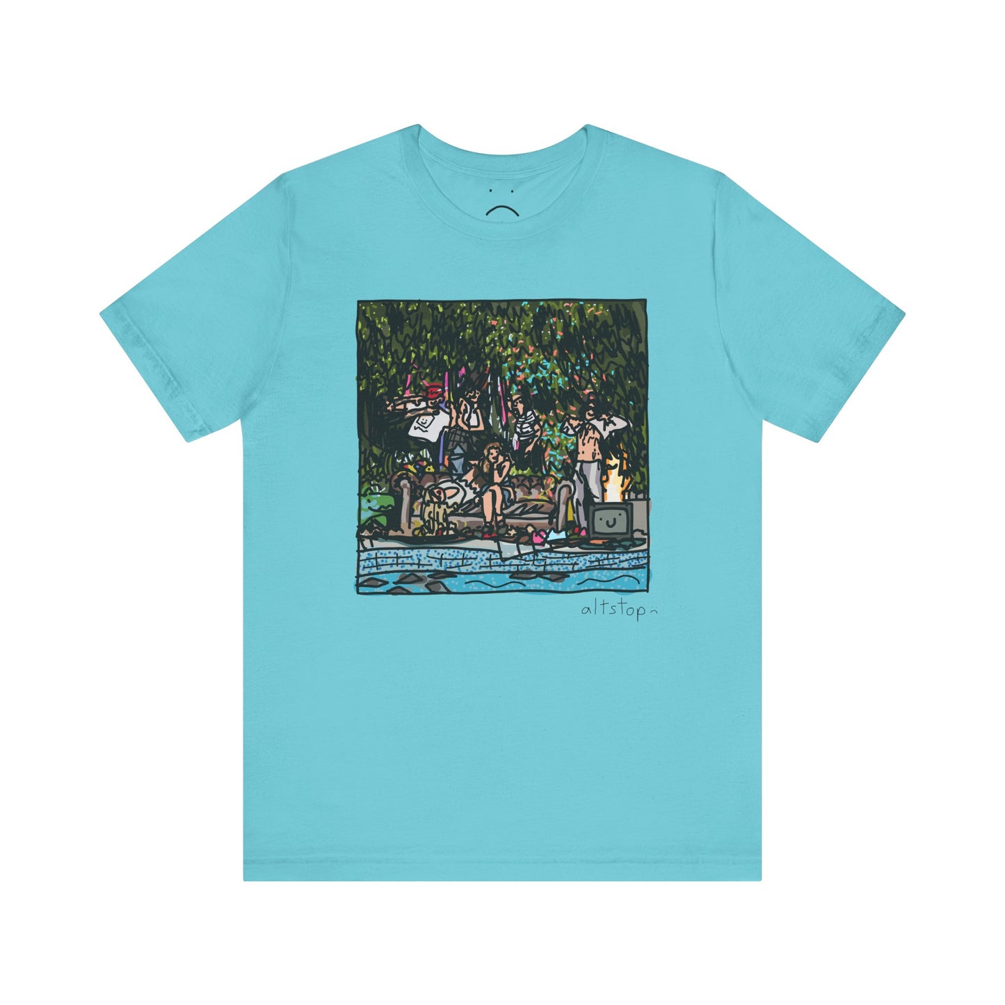 who let the girls out deluxe tee
