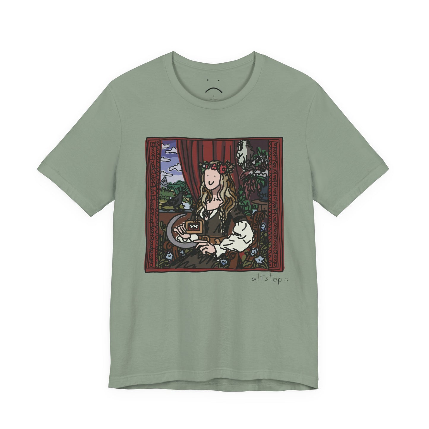 medieval sickle deluxe tee