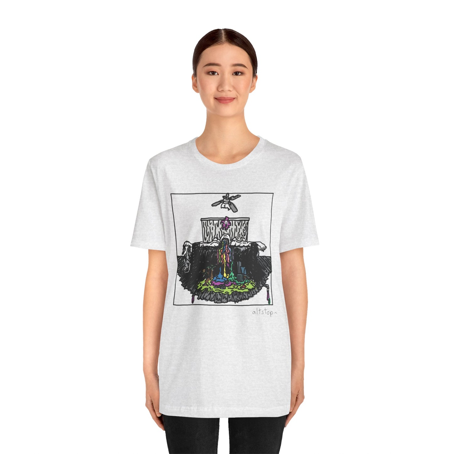 brain spill & broken ceiling fan deluxe tee