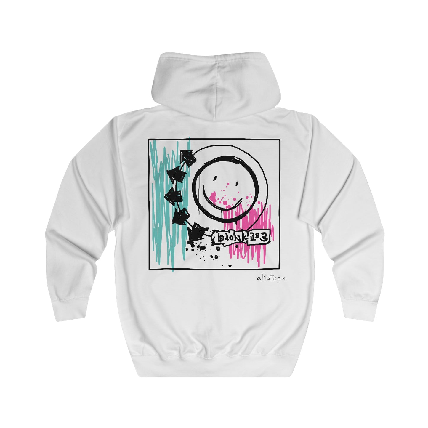 blonk-183 zip hoodie