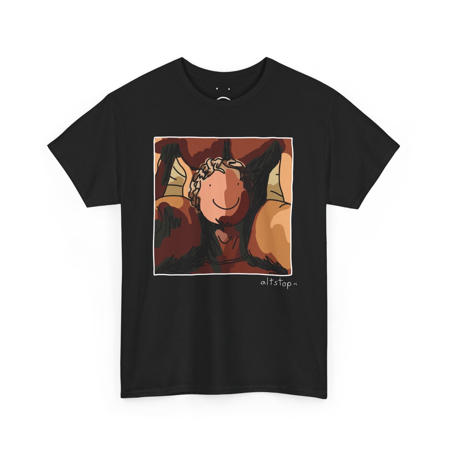 male neck pillow deluxe tee