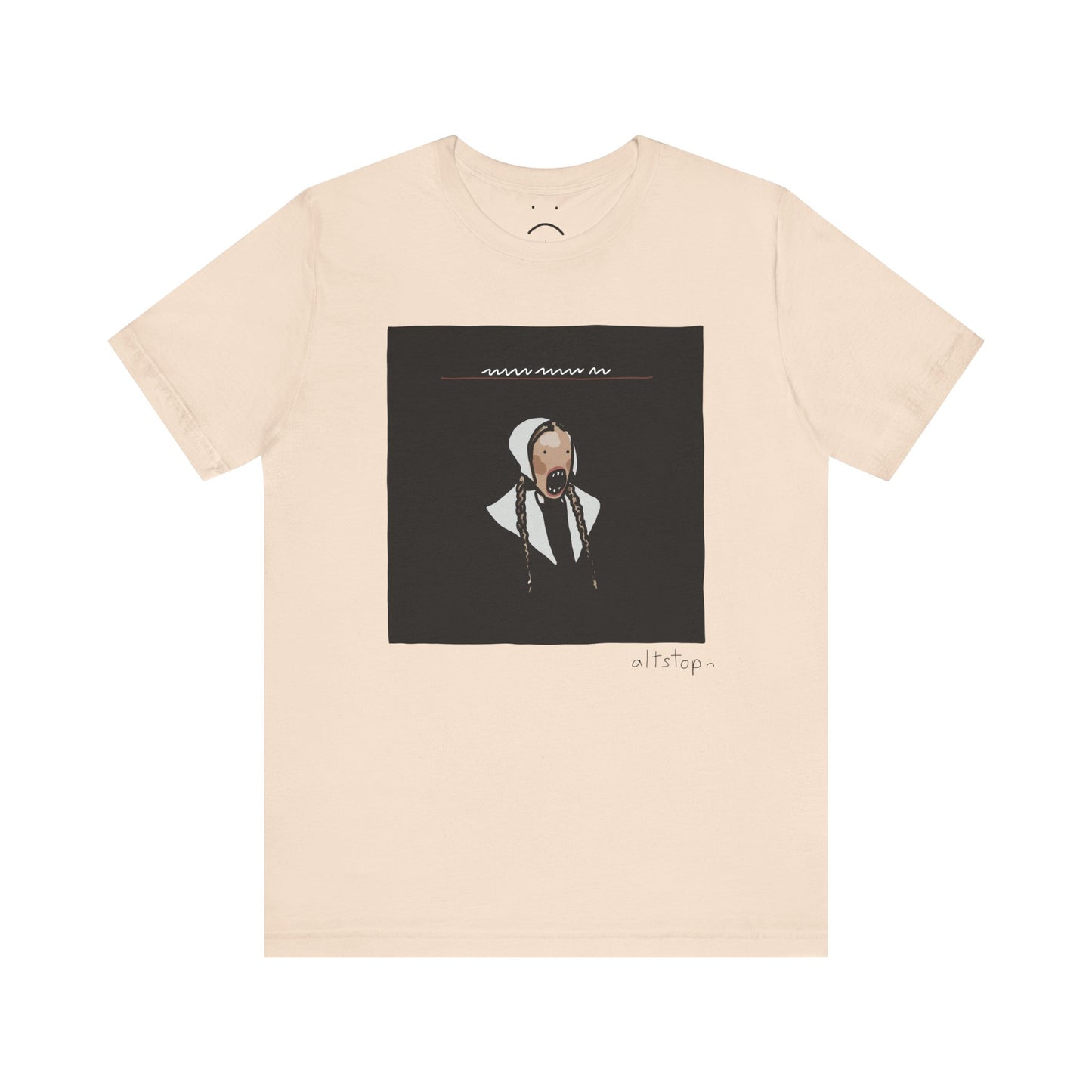 screaming nun deluxe tee