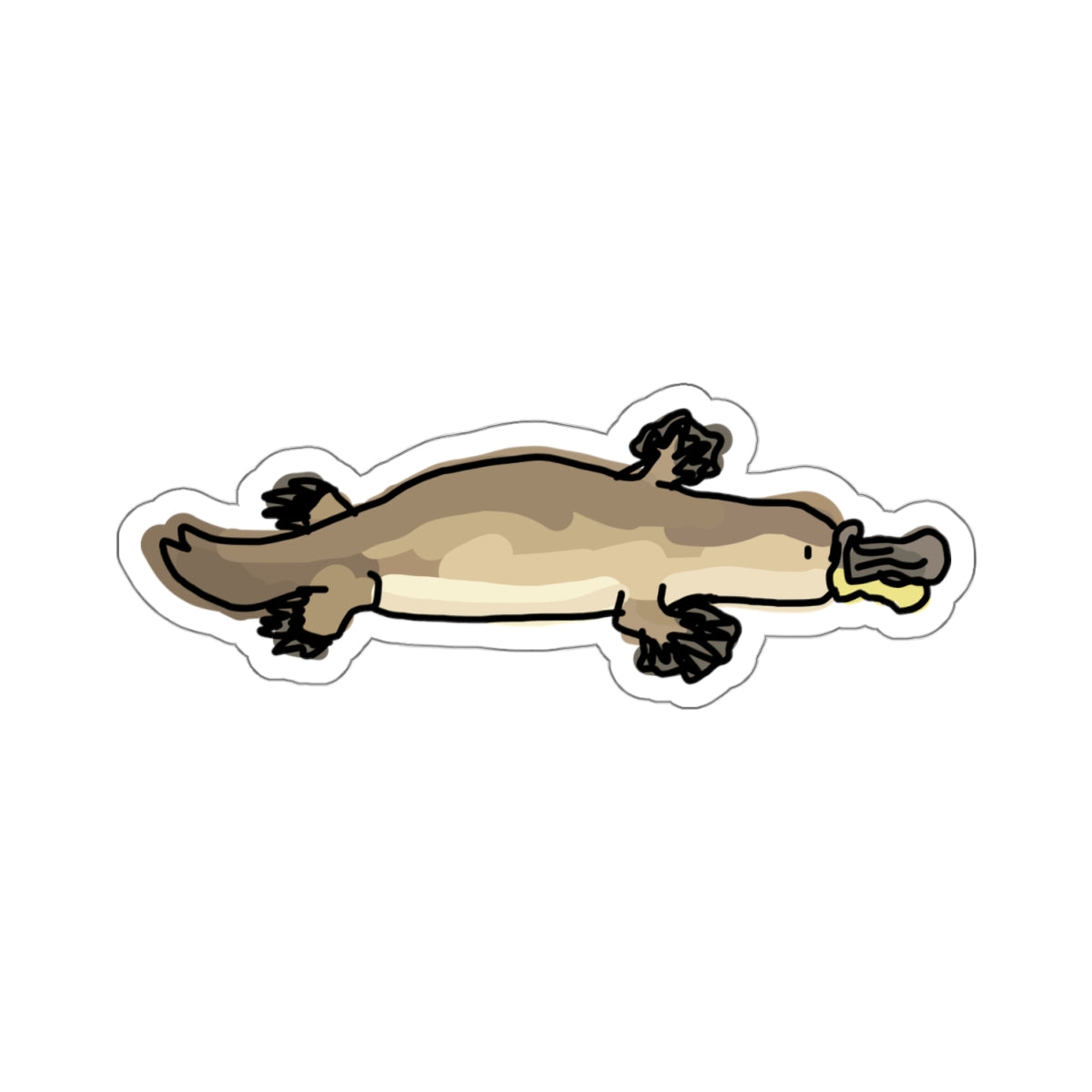 platypus sticker
