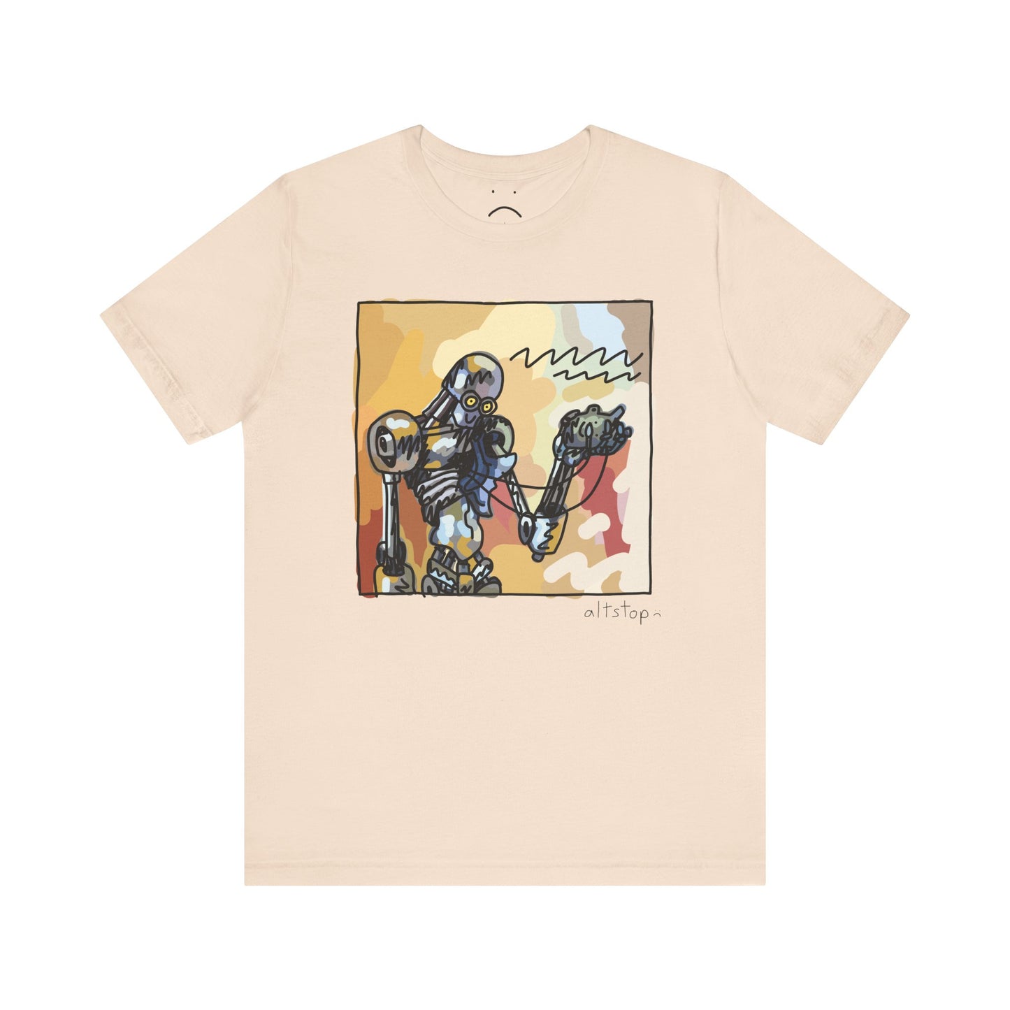 robo with a heart deluxe tee