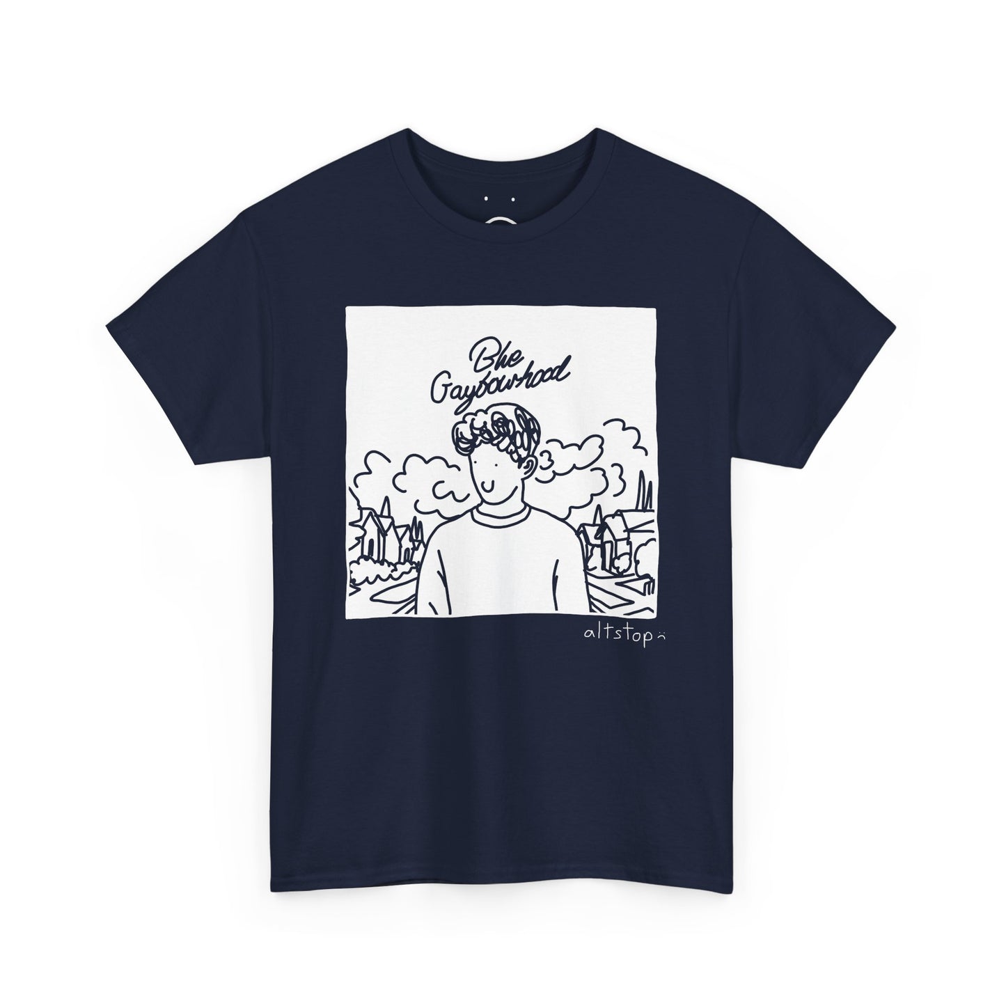 blue gaybourhood tee