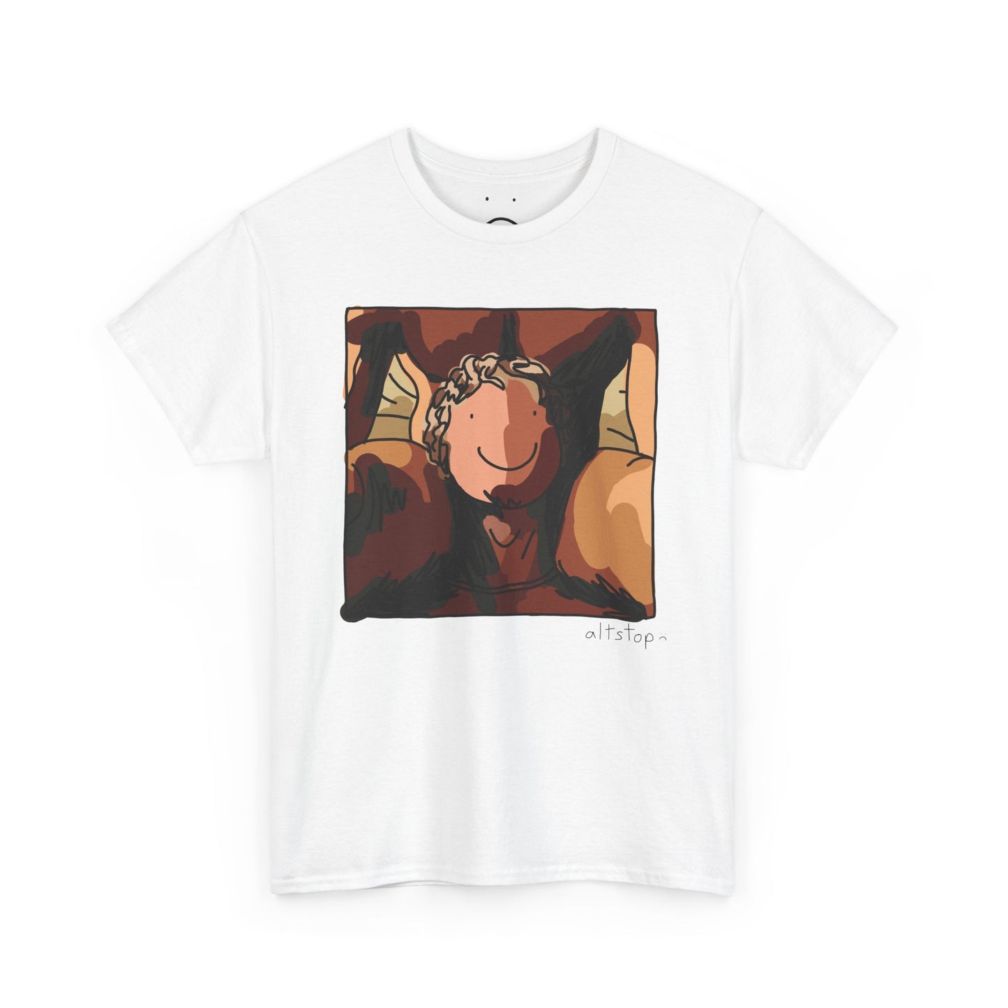male neck pillow deluxe tee