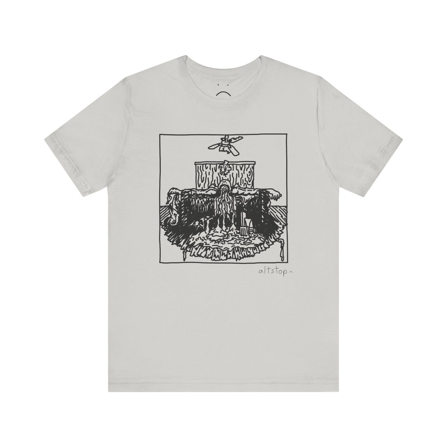brain spill & broken ceiling fan tee