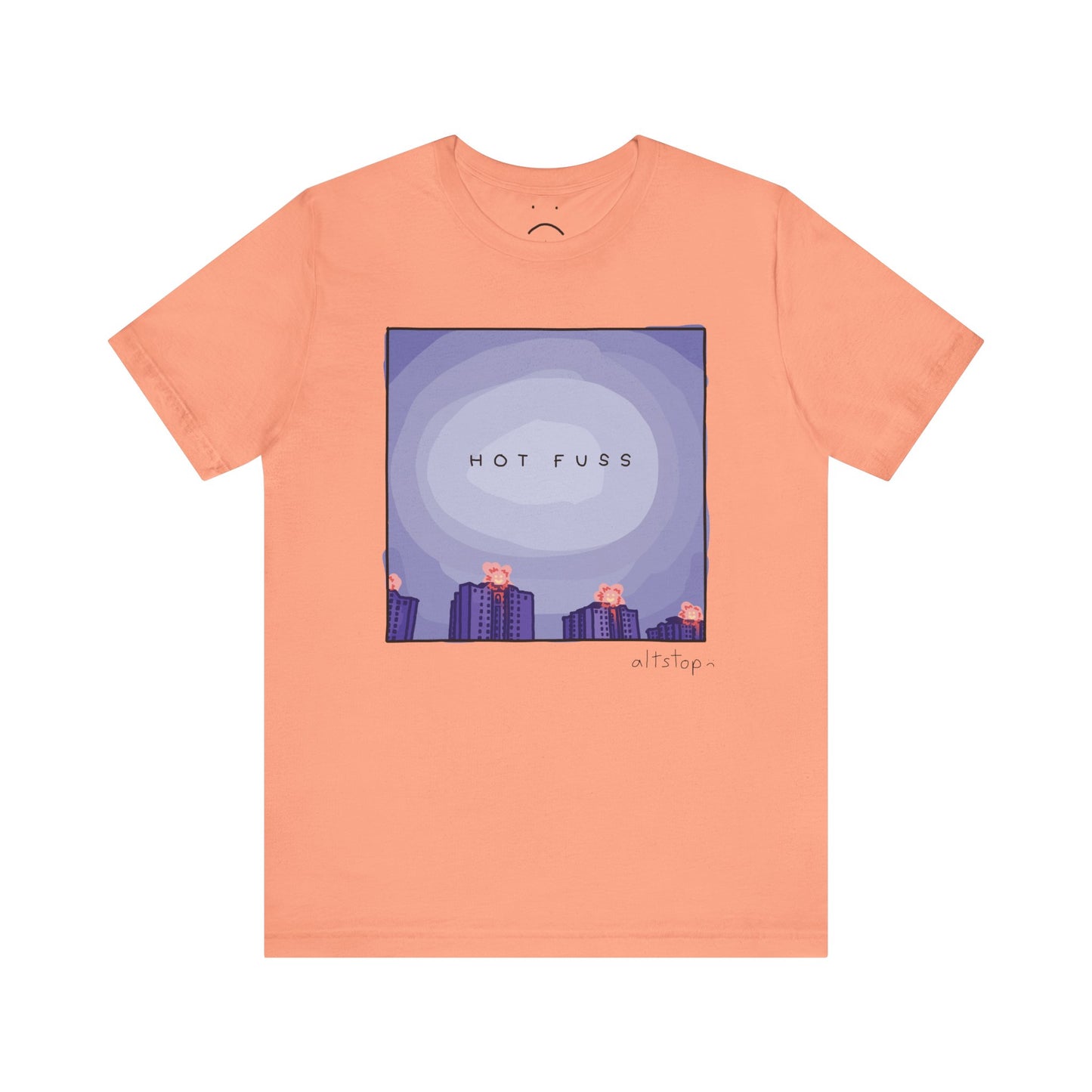 smiley buildings in beijing deluxe tee