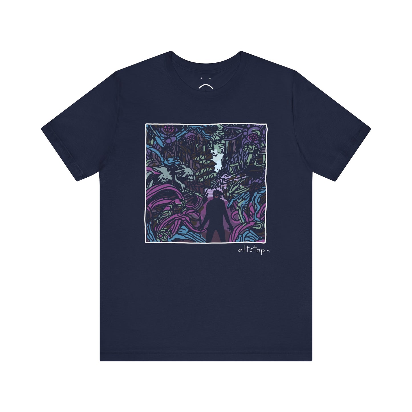 spooky forest deluxe tee