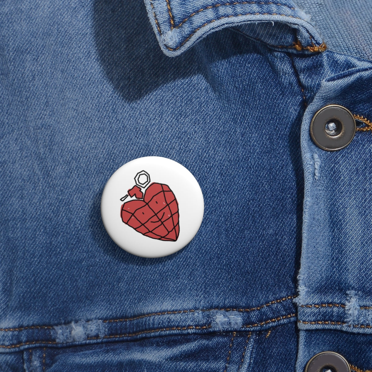 heart grenade pin