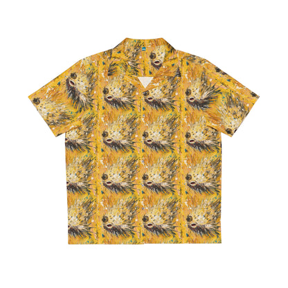 splattery pufferfish hawaiian shirt