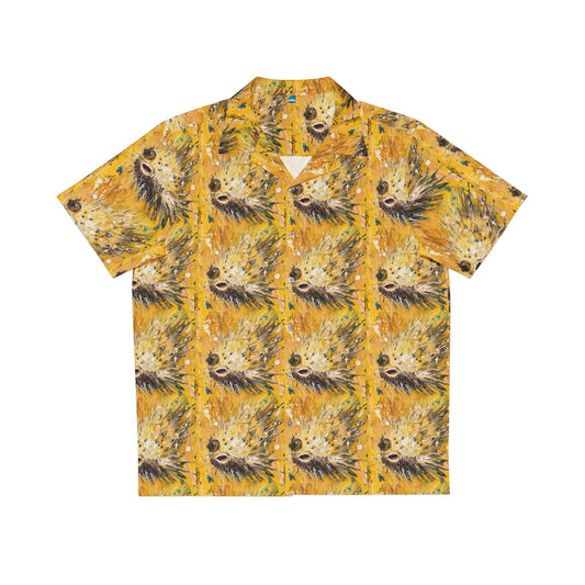 splattery pufferfish hawaiian shirt