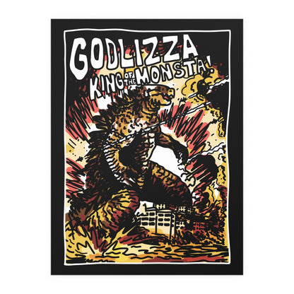 godlizza: king of the monsta! movie poster