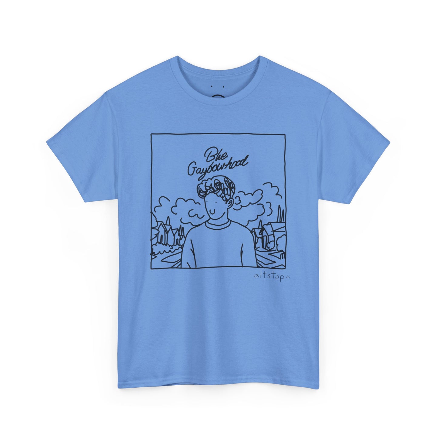 blue gaybourhood tee