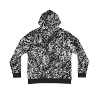 black and white seaweed hoodie