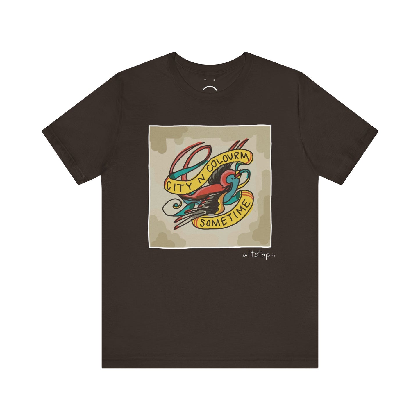 bird tattoo deluxe tee