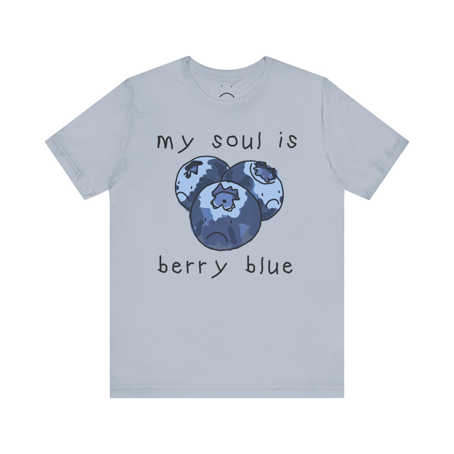 berry blue tee