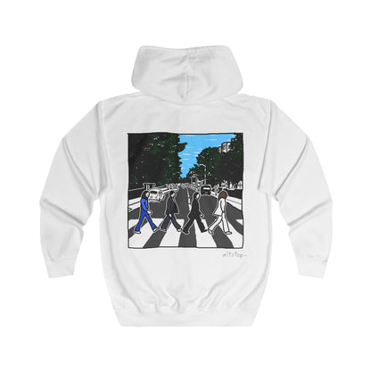 four brits in the crosswalk deluxe zip hoodie