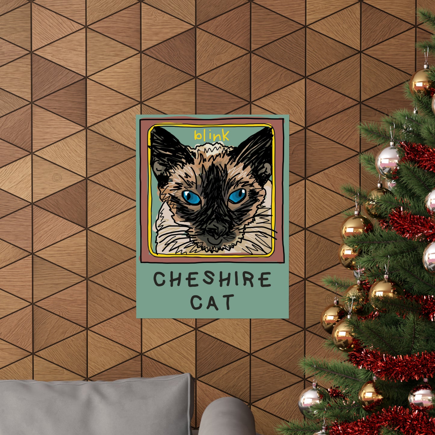 cheshire cat deluxe poster