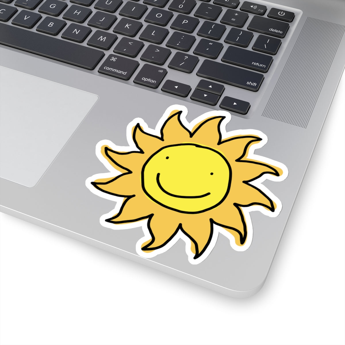 happy sun sticker