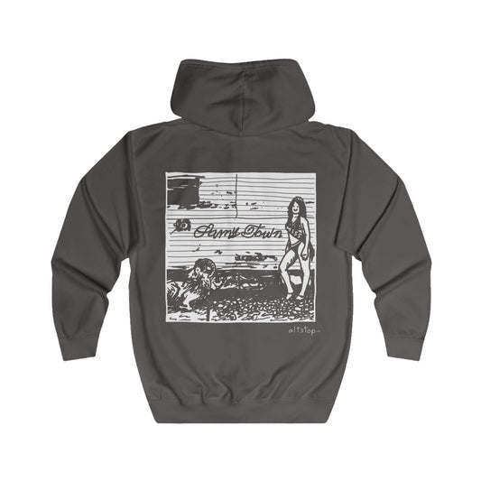 ram and pageant queen zip hoodie