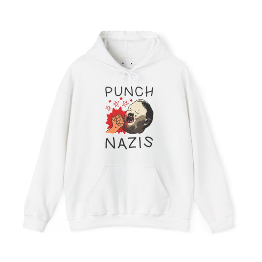 punch nazis hoodie