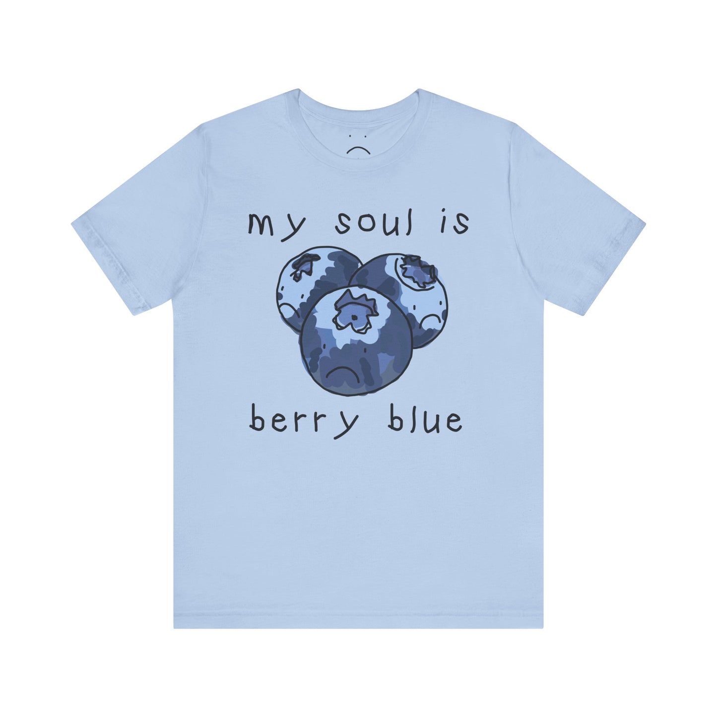 berry blue tee