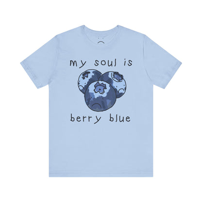 berry blue tee