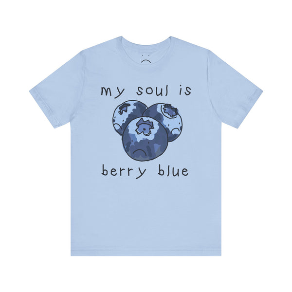 berry blue tee