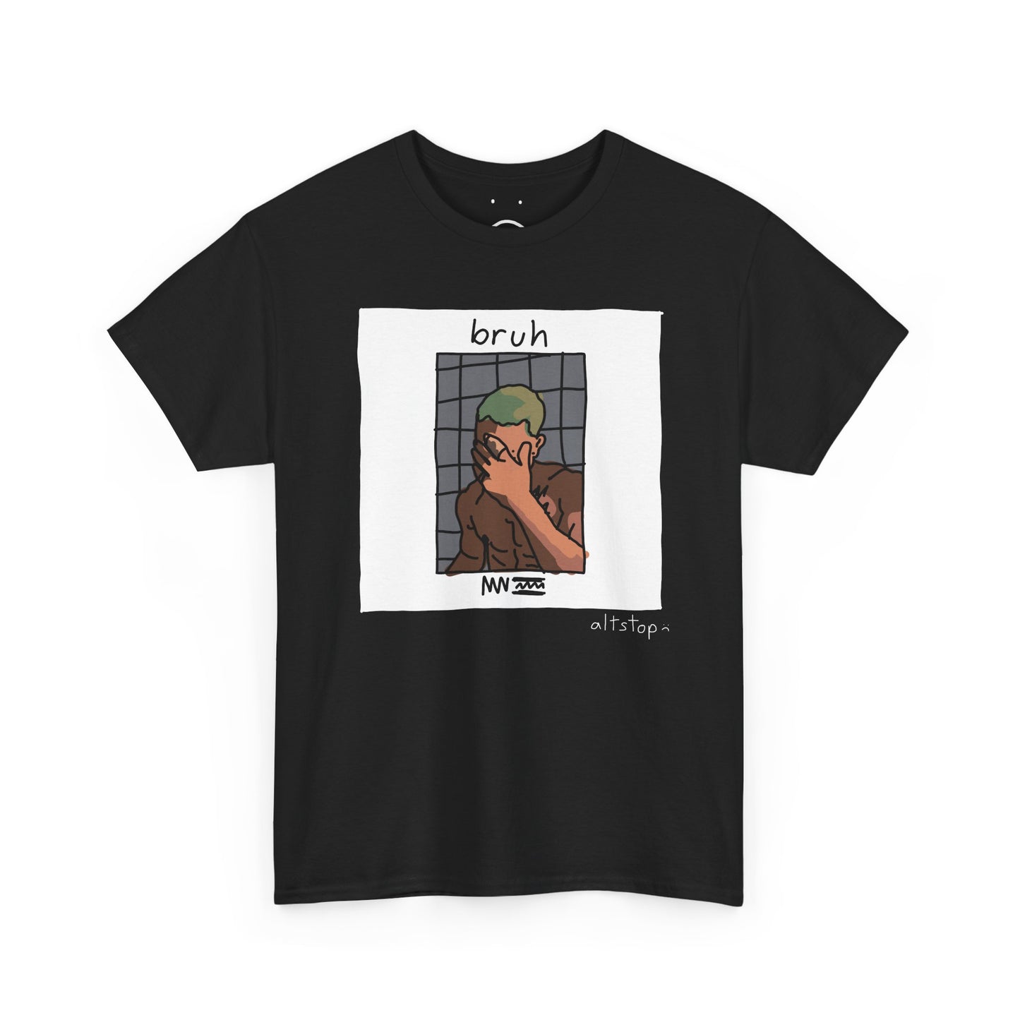 blond bruh deluxe tee