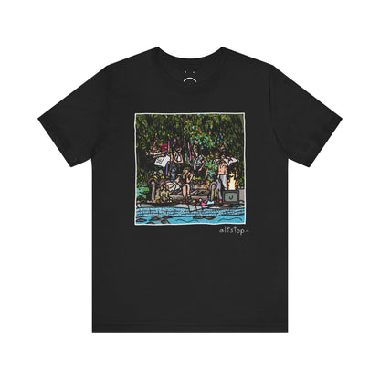 who let the girls out deluxe tee
