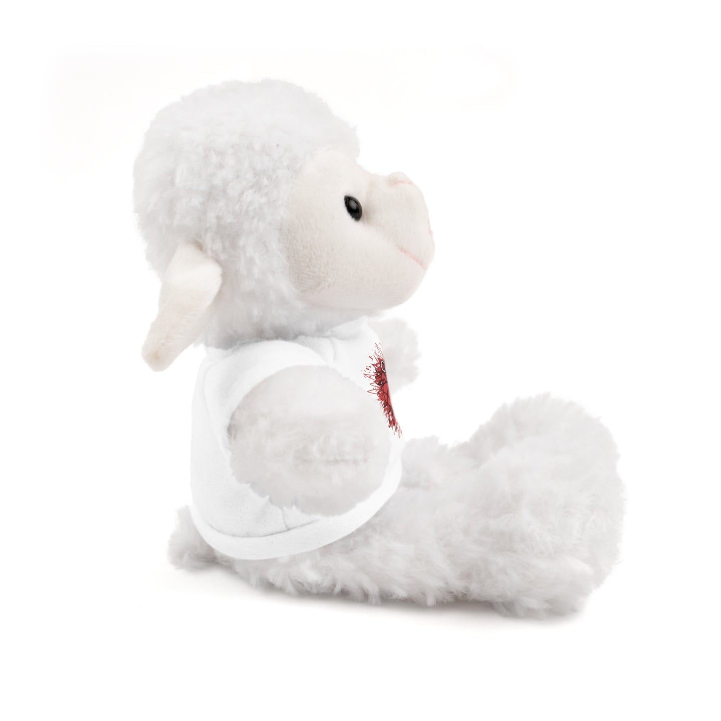 heart grenade animal plush