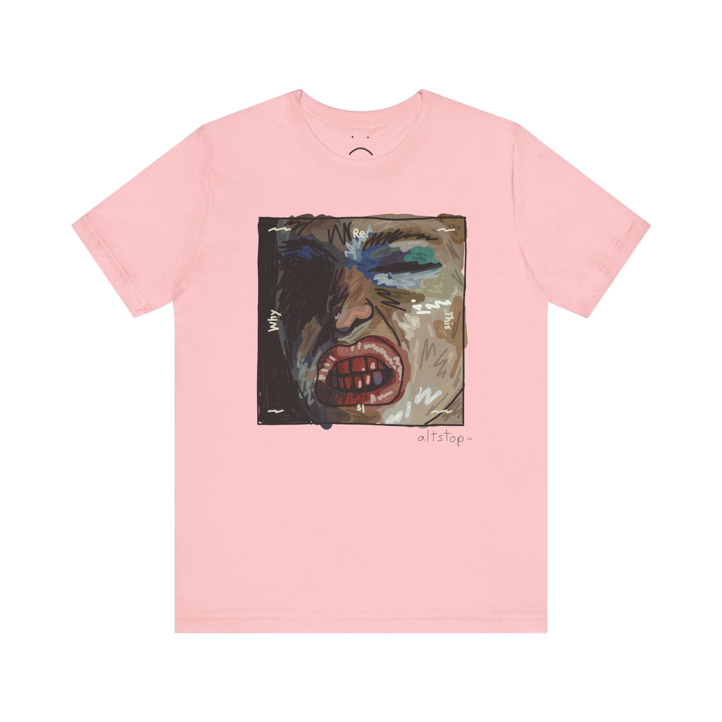 lipstick face demon deluxe tee