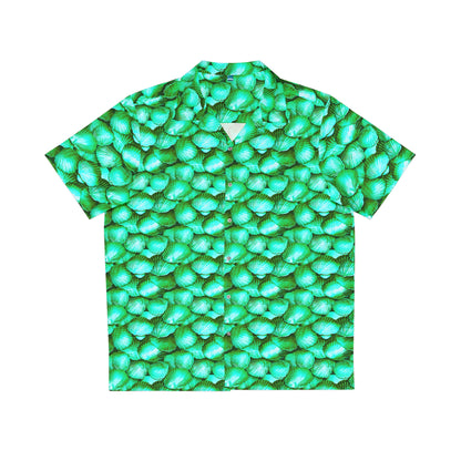 green shells hawaiian shirt