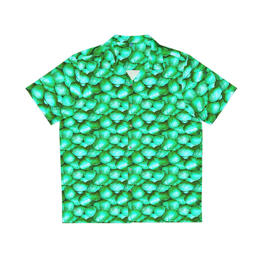 green shells hawaiian shirt