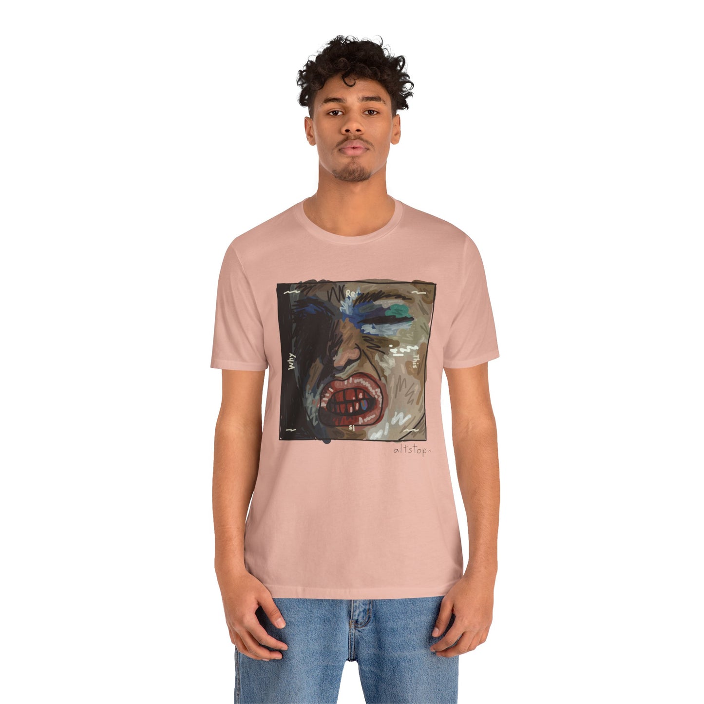 lipstick face demon deluxe tee