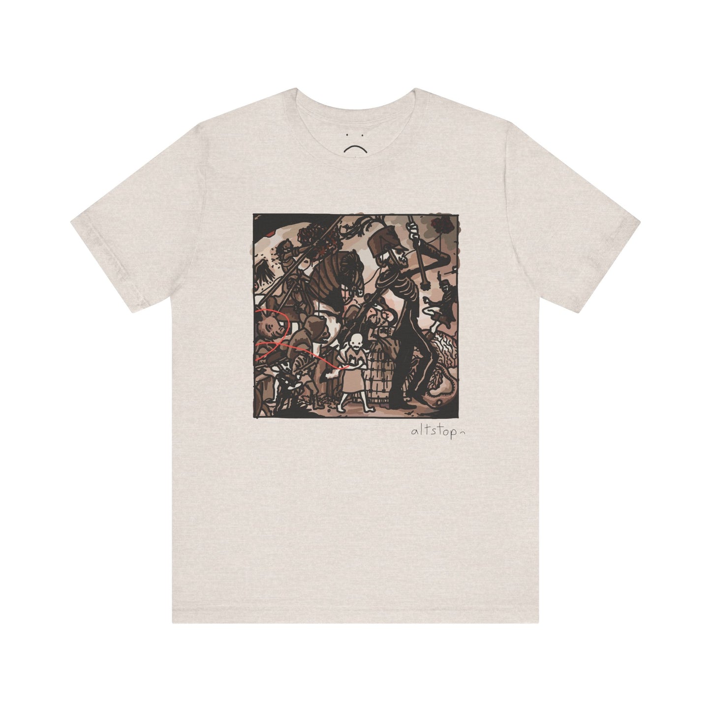 skeleton parade deluxe tee