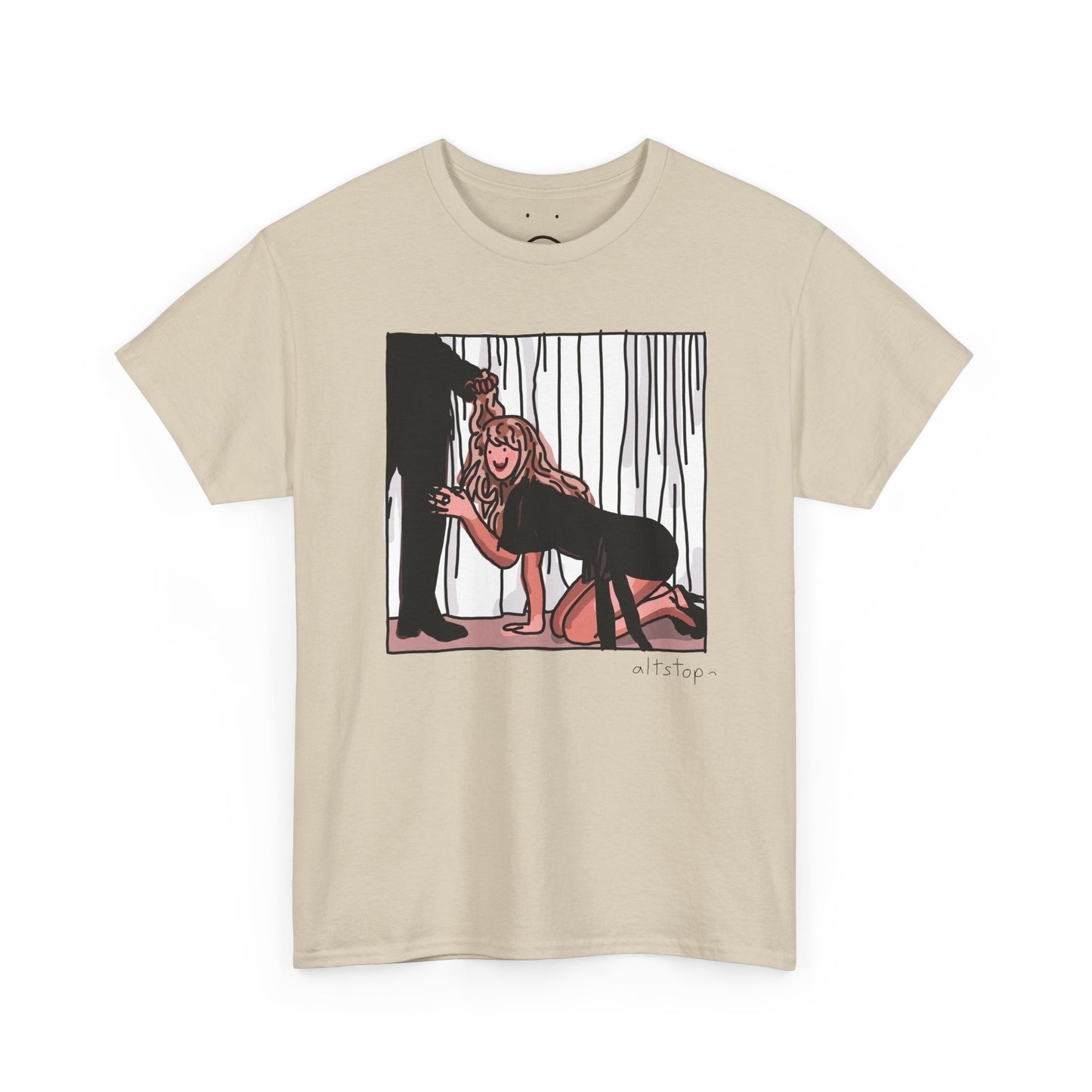 gorl on floor deluxe tee