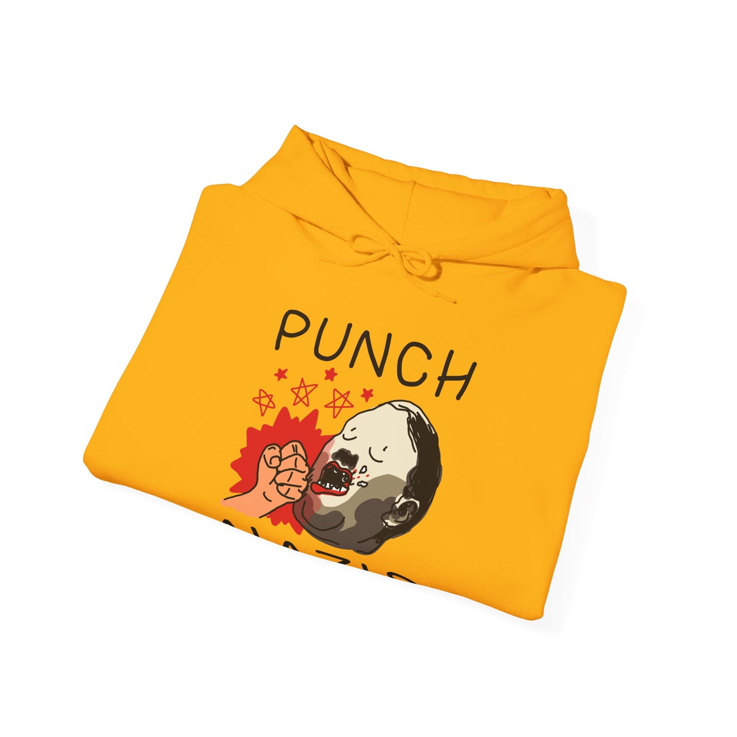 punch nazis hoodie