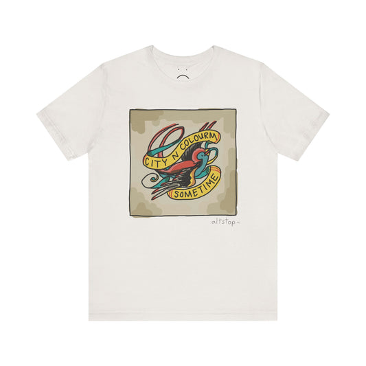 bird tattoo deluxe tee