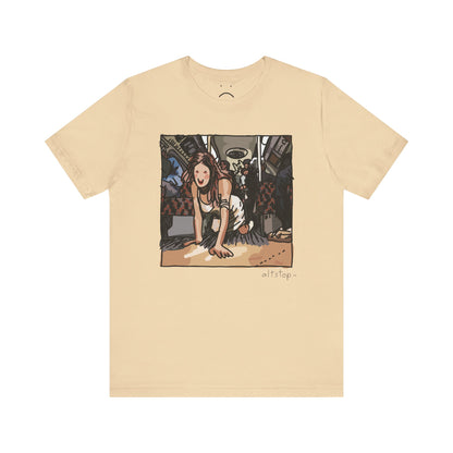 crawling on the subway deluxe tee