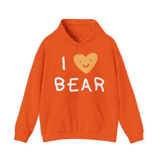 i heart bear hoodie #1